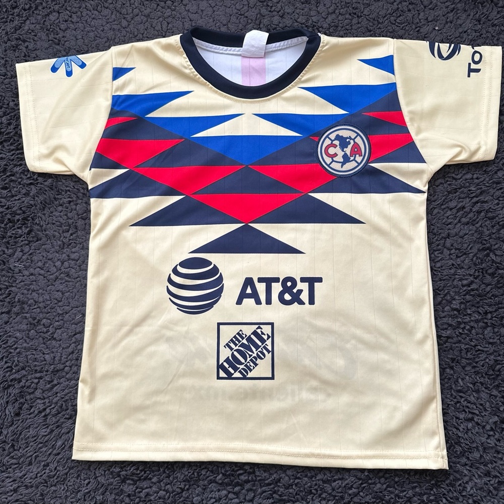 Kids America Futbol Jersey, Gently Used Size 10